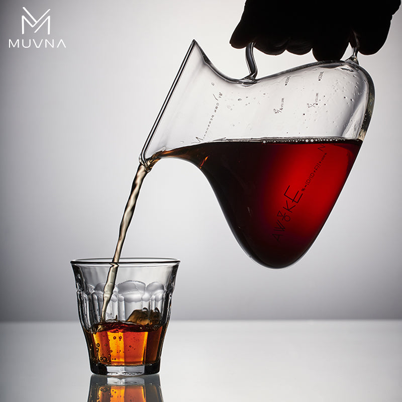 سيرفر قهوة زجاجي من MUVNA - سعة 450 مل