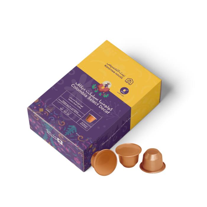 كبسولات القهوة من بيت التحميص - كولومبيا ديكاف