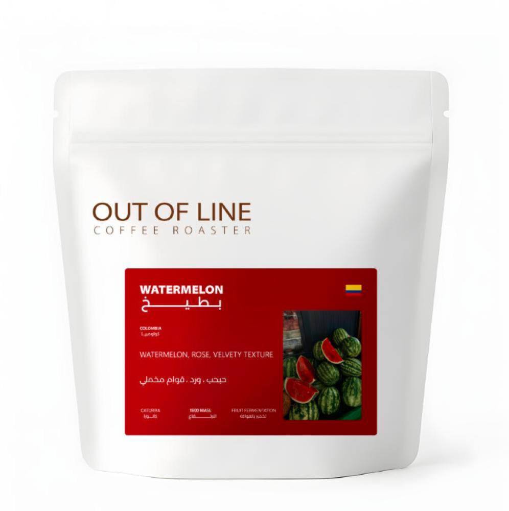 محمصة اوت اوف لاين بطيخ كولومبيا مخمرة بالفواكة 125 جرام (فاخرة)