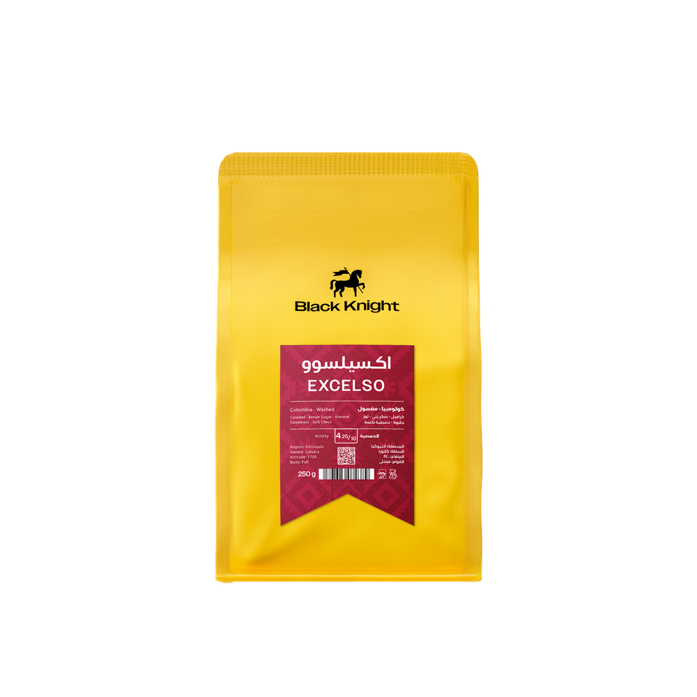 محمصة بلاك نايت أكسيلسو كولومبيا مغسولة 250غ