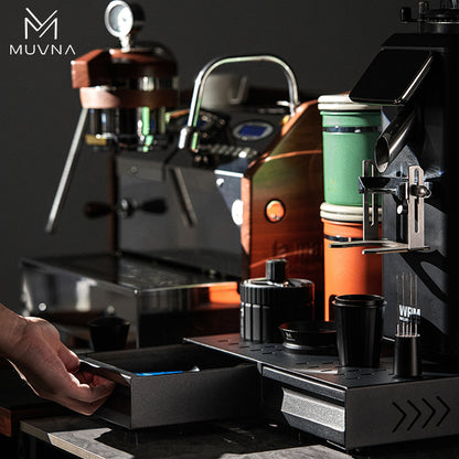 نوك بوكس Knock Box مزدوج من MUVNA أسود