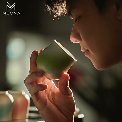 كوب Coffee Smelling من MUVNA اللون الوردي ( green )