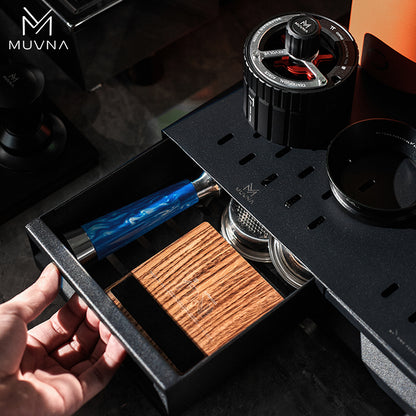 نوك بوكس Knock Box مزدوج من MUVNA أسود