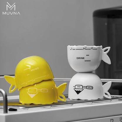 كوب MUVNA أبيض - تصميم راقي