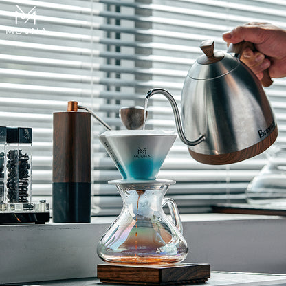 سيرفر قهوة زجاجي من MUVNA - سعة 450 مل