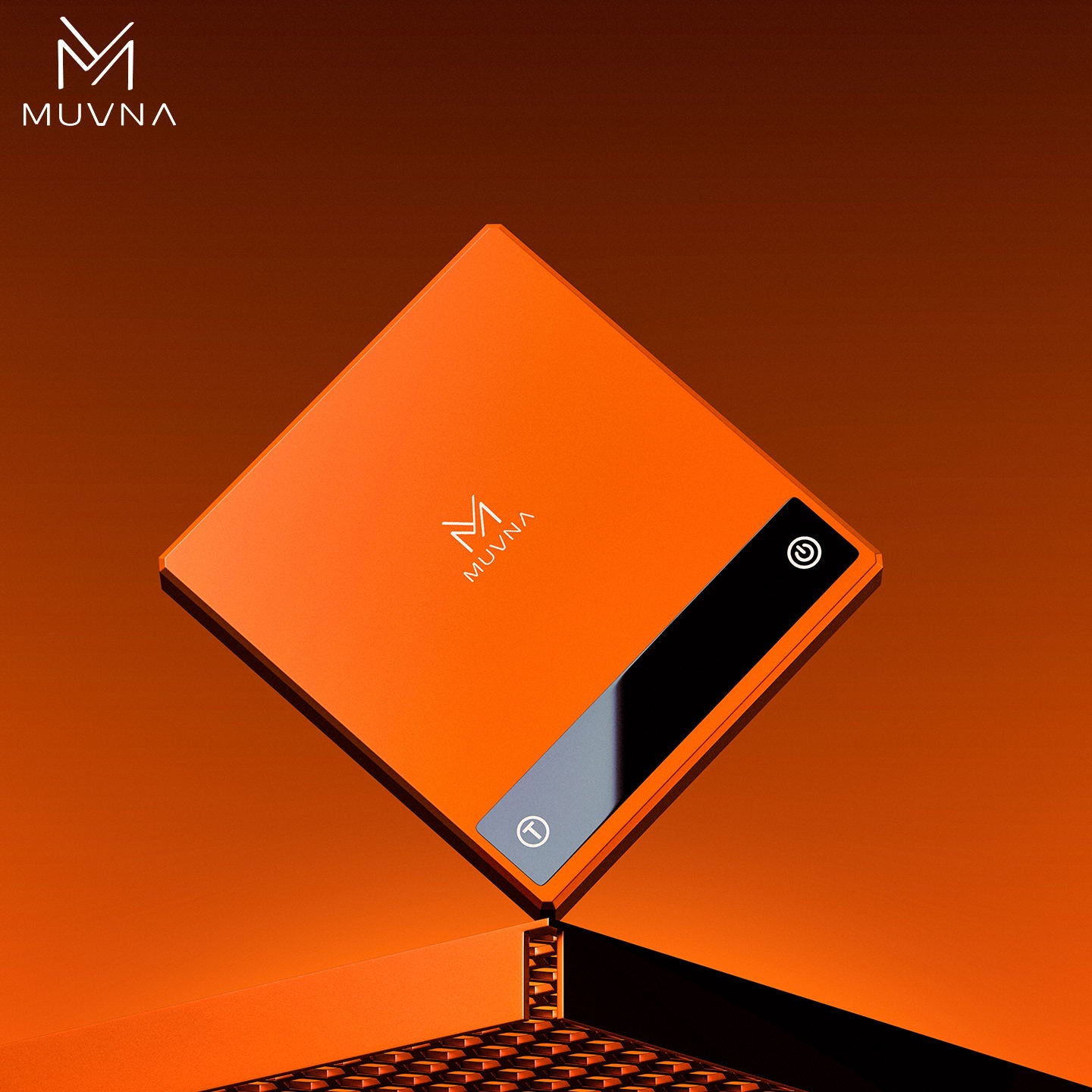 ميزان MUVNA الذكي – اللون البرتقالي المعدني