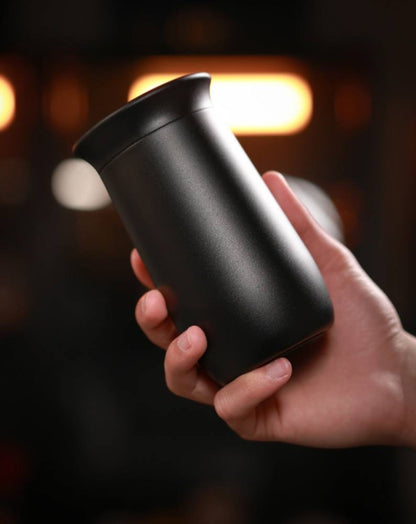 كوب بريم Shadow 10oz اسود – مطلي بالسيراميك من الداخل