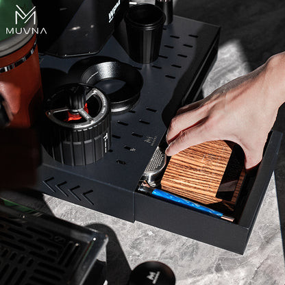 نوك بوكس Knock Box مزدوج من MUVNA أسود