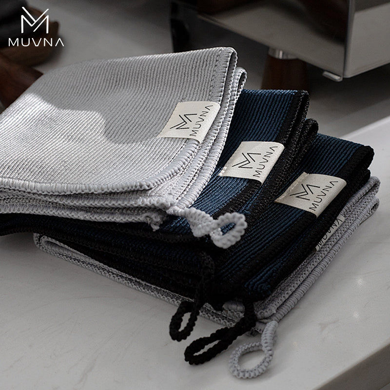 منشفة تنظيف القهوة من MUVNA اللون الرصاصي