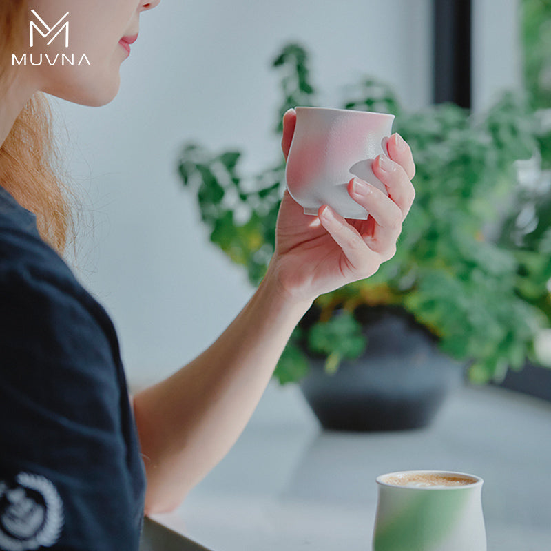 كوب Coffee Smelling من MUVNA اللون الوردي ( green )