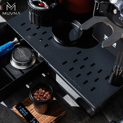 نوك بوكس Knock Box مزدوج من MUVNA أسود