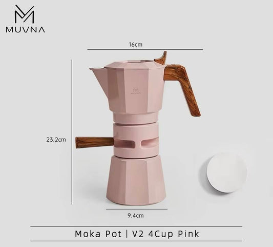 وعاء موكابوت احترافي إيطالي من MUVNA اللون الوردي - v2