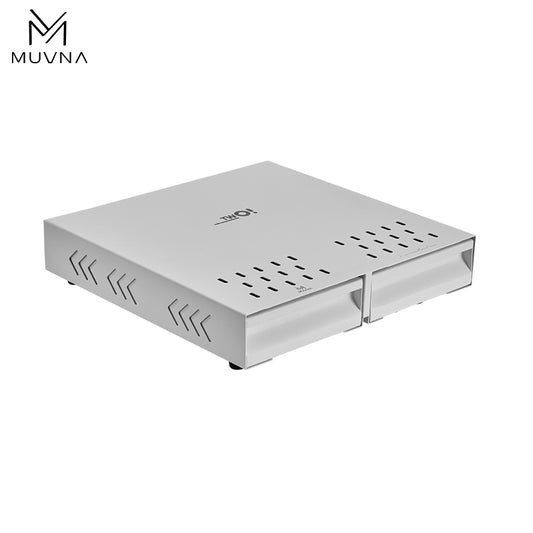 نوك بوكس Knock Box مزدوج من MUVNA أبيض