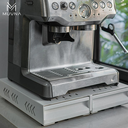 نوك بوكس Knock Box مزدوج من MUVNA أبيض