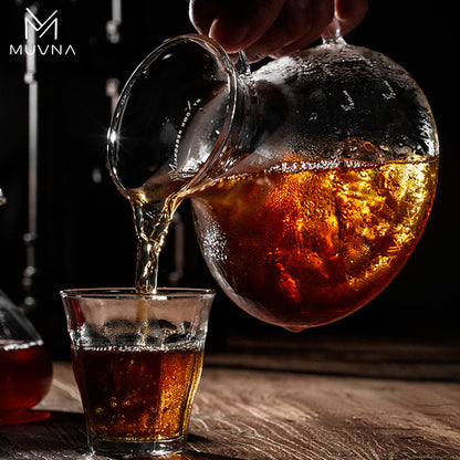 سيرفر قهوة زجاجي من MUVNA - سعة 300 مل