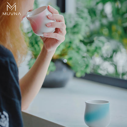 كوب Coffee Smelling من MUVNA اللون الأزرق ( blue )