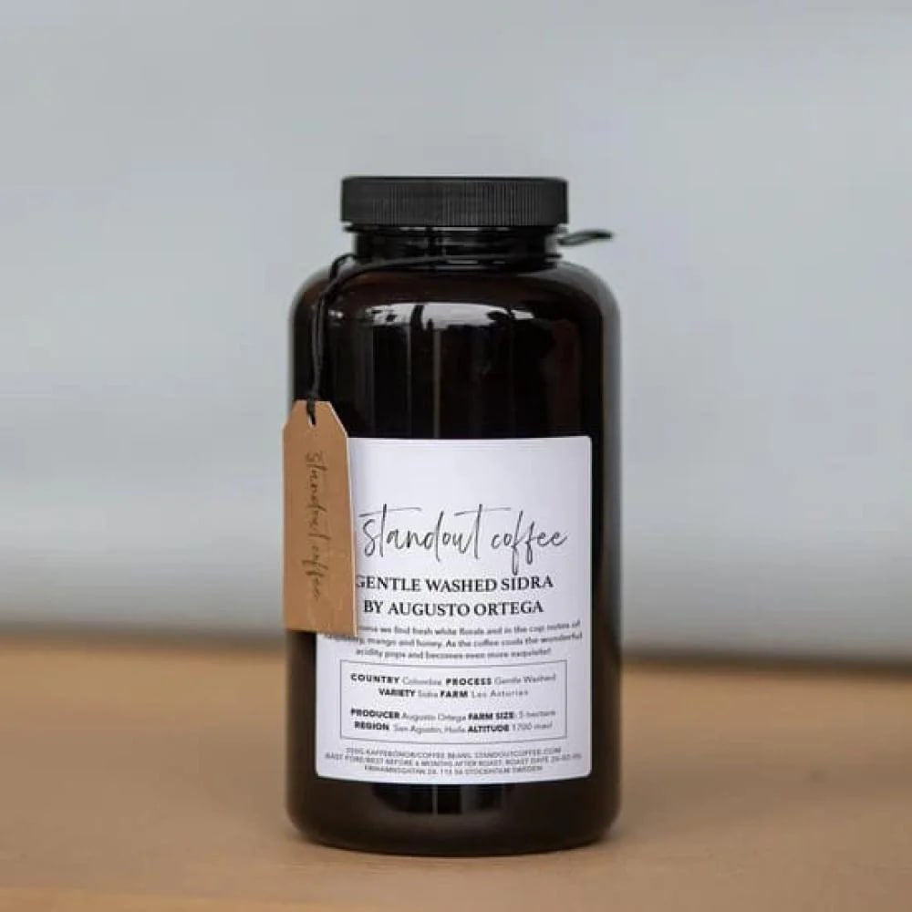 محمصة ستاند اوت Gentle Washed Sidra by Augusto Ortega كولومبيا 250 جرام