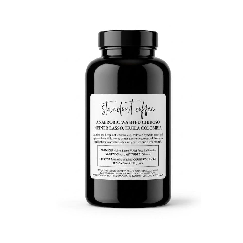 محمصة ستاند اوت تشيروسو كولومبيا لاهوائية مغسولة 250 جرام (Colombia Anaerobic Washed Chiroso)
